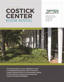 Costic Center Room Rental